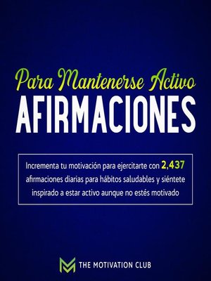 cover image of Afirmaciones para mantenerse activo